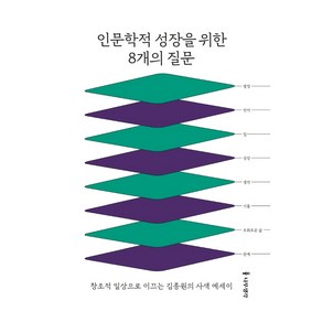 인문학적 성장을 위한 8개의 질문:창조적 일상으로 이끄는 김종원의 사색 에세이