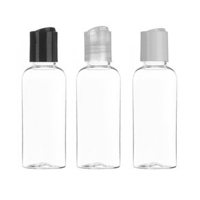 프레스캡 30ml 50ml 60ml 75ml 80ml 100ml 똑딱이캡 공병 화장품, 50ml 원형 투명용기, 흰색캡, 1개