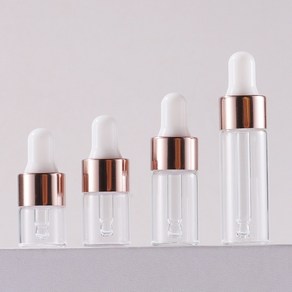 모든유통 미니 투명 샘플 스포이드 향수 공병 아로마 유리 용기 1ml 2ml 3ml 5ml, 1개