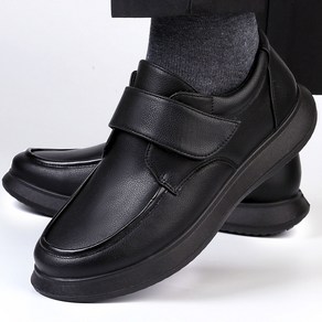 자히르 초경량 캐주얼 정장 하객 구두 맥도날드 알바 근무화 로퍼 벨크로 끈 3Type
