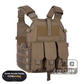 전술 LBT-6094K 플레이트 캐리어 조끼 Emeson Combat Aisoft 군용 바디 아머 MOLLE Vest W/ M16 Magazine Pouch 코요테 브라운, 중국, [01] CB, 1개