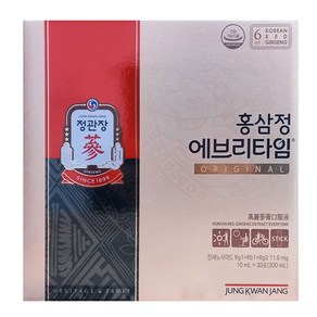 [KT알파쇼핑]정관장 홍삼정 에브리타임 10ml 30포 (쇼핑백 포함), 1개