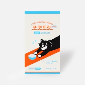 포캣트릿 솔루션 IM 동결건조간식 15p, 닭가슴살, 30g, 2개