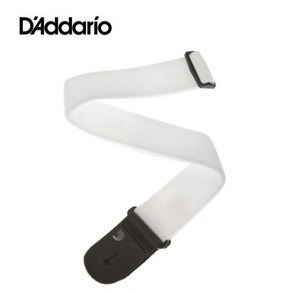 [다다리오] D'addaio 다다리오 Polypo 스트랩 멜빵 / POLYPRO GUITAR STRAP WHITE (PWS108), 1개