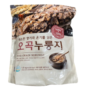 코스트코 예원농산 따스한 향기와 온기를 담은 5가지 곡물 오곡 누룽지 1.5KG, 1개