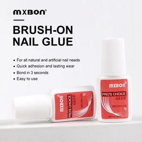 네일글루 본드 파츠 젤 Mxbon 미니 아크릴 인공 프레스 팁 손톱용 7g, 1개