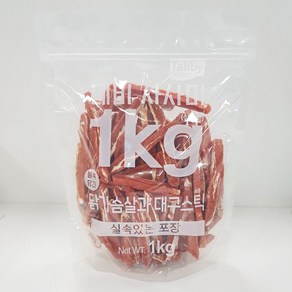 테비 사사미 실속포장 1kg 닭가슴살과 대구스틱 (WFFSWWL), 1개