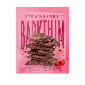 딸기바크씬 초콜릿, 3개, 80g