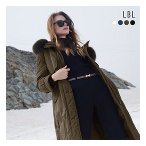 [LBL] (24FW) 유러피안 헝가리구스 FOX FUR 벨티드 롱다운