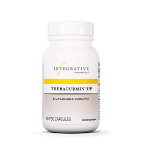 Integative인터그라티브 Integative Theapeutics - Theacumin HP Tumeic Cucumin Supplement 27x Moe Bioavailable High Absoption Tumeic Vegan 60 Caps, 1개