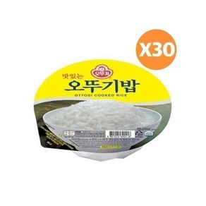 기타 맛있는오뚜기밥210gX30개H1, 210g, 30개