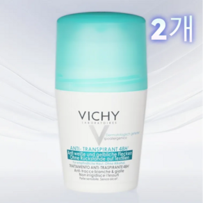 VICHY 프랑스 정품 비쉬 48시간 발한 억제 데오도란트 50ml 2개세트, 2개