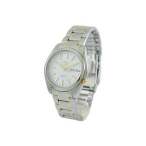 Seiko 5 Automatic 21 Jewels Stainless Steel White Dial SNKL47K1 30M Mens Watch