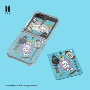 BTS갤럭시 플립5 MUSIC THEME FAKE LOVE SET Galaxy Flip5