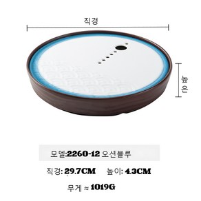 드라이 아이스 그릇 접시 샤브샤브 스시 초밥 회 사시미 플레이팅 멜라민, B, 1개