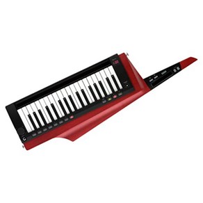 KORG 코르그 - KEYTAR 숄더 키보드 RK-100S 2 레드 RK-100S2-RD 신디사이저, 반투명레드, 1개