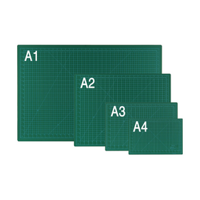 인터탑 문화산업 책상용 컷팅매트 A2~A4 만들기용 작업매트 녹색매트