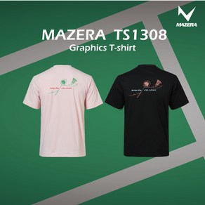 마제라 티셔츠 2023FW MSW-TS1308 PK BK 남여공용 오버핏 라운드 반팔 티셔츠 오남스포츠