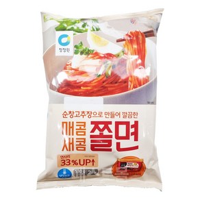 청정원 매콤새콤 쫄면, 1개, 530g