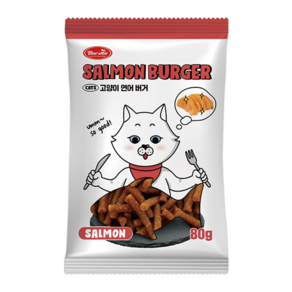 바우와우 고양이 간식 버거 80g, 40개