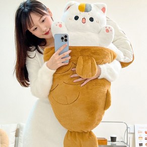 붕어빵고양이 대형 쿠션 모찌, 캣붕어빵, 30cm, 1개