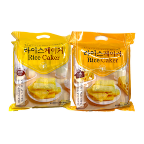 라이스케이커 계란맛 치즈맛 600g 세트 (1+1) 튀기지 않은 쌀과자, 1개