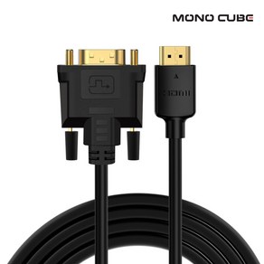 모노큐브 DVI TO HDMI 케이블, 2m, 1개