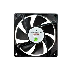 쿨링팬 DC12V 80MM 3핀 전원 컴퓨터 본체 케이스 쿨러 저소음 시스템 파워 PC튜닝 냉각 휀 먼지 열 배출