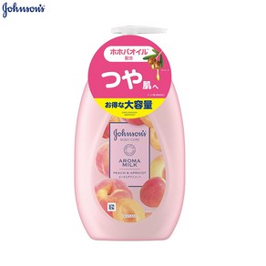 존슨 바디케어 로션 아로마 밀크 바디 로션 피치 살구향 단품 500mL, 2개