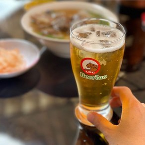 비어라오 전용잔 수입 맥주잔 라오스 동남아 LAOS BEERLAO