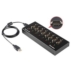 시스템베이스 Multi-8/USB 232 컨버터 8포트 Male타입, 1개