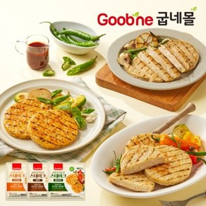 굽네 닭가슴살 스테이크 100g 3종 1팩, 1개