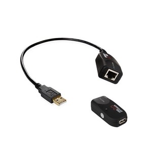 NEXT-USB100 RJ-45 연장/ USB 2.0 Cat.5 5e 6 UTP 최대 100M 거리 연장 지원 리피터, 1개