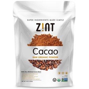 Zint 생 카카오 파우더 227g(8oz), 227g, 1개