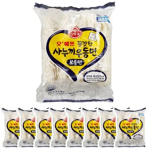 오쉐프 쫄깃한 사누끼우동면 보통면 (200g x 5개) 8봉지, 200g, 8개