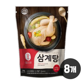 밀리원 유황먹여 키운 삼계탕, 1kg, 8개