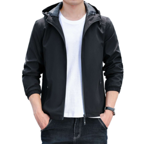 남자 봄가을 후드 점퍼 재킷 캐주얼 바람막이 Men's jacket