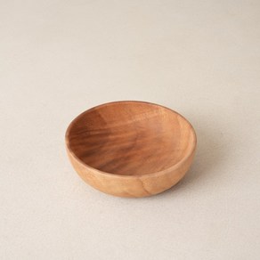 oood 우드 샐러드볼 나무 요거트 비빔기 원형 5종 (택1), M (13X4.8cm), 1개