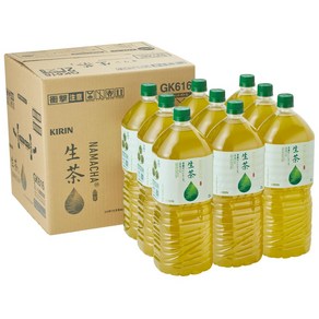 기린 원시 차 차 2 리터 9 개 플라스틱 병, 9개, 2L