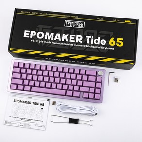 Epomaker Tide65 QMK/VIA 65% 풀알루미늄 유무선 기계식 게이밍 키보드