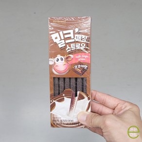 노브랜드 밀크 퐁당 스트로우 코코아맛, 13개입, 2개, 6g