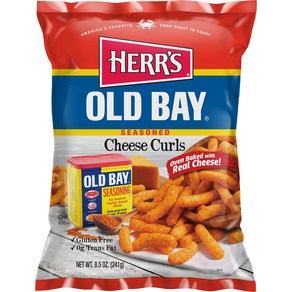 He's Old Bay Seasoned Cheese Culs - 8.5 OZ He's Old Bay 시즈닝 치즈 컬 8.5OZ, 240g, 1개