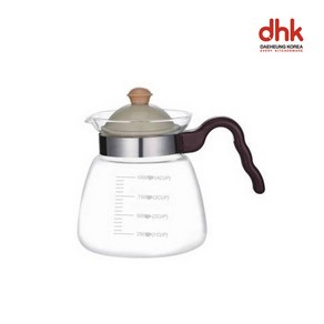 DHK 직화 내열 유리포트 유리주전자 주전자 내열유리 티포트, 1L, 1개