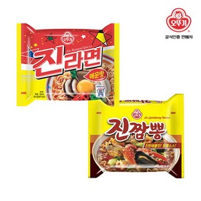 [오뚜기] 진짬뽕 8p + 진라면 매운맛 10p