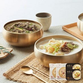 경복궁 온기담은 구성(꼬리곰탕 2팩+사골고기도가니탕 2팩), 600g, 2개