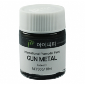 아이피피IPP 락카도료 MT305 메탈릭 건 메탈 18ml