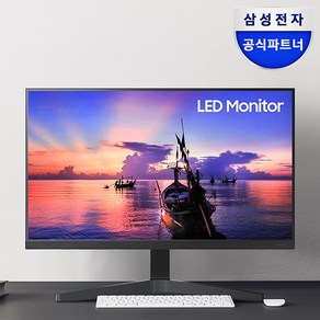 삼성전자 모니터 F24T350 24인치 LED 컴퓨터 모니터 슬림베젤 IPS 75Hz, LF24T350FHKXKR