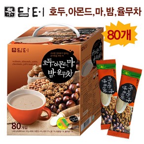 사은품증정+ 담터 호두 아몬드 마 밤 율무차 80개 담터율무차 건강차 견과류차 땅콩차