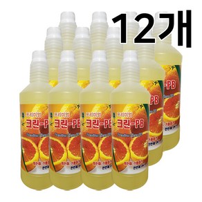 크린PB 프리미엄 골드PB 1000ml 리필형 세정제 화장실청소 욕실청소 찌든때 청소용품 + 분무기 증정 - 단디컴퍼니, 12개