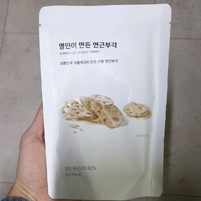 자주 명인이 만든 연근부각, 1개, 28g